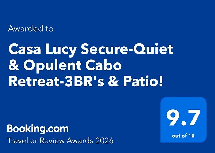 Casa Lucy Secure-quiet&opulent Cabo Retreat-3br's&patio! Apartamento *
